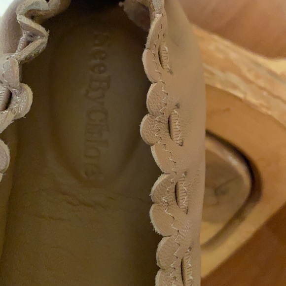 See By Chloe Tan Leather Flats - Picture 5 of 8